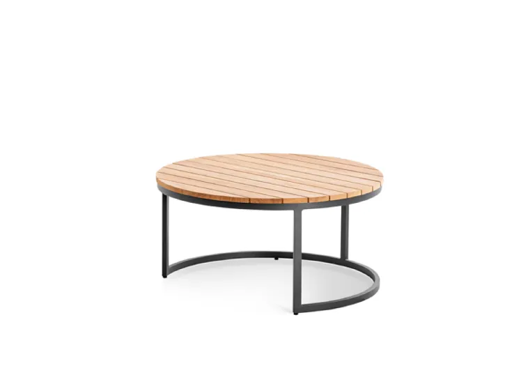 Gartentisch NIEHOFF �Serra� Beistelltisch � 80cm Teakholzplatte, Aluminium